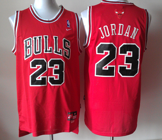 NBA Chicago Bulls 23 Michael Jordan New Revolution 30 Swingman Red Jersey